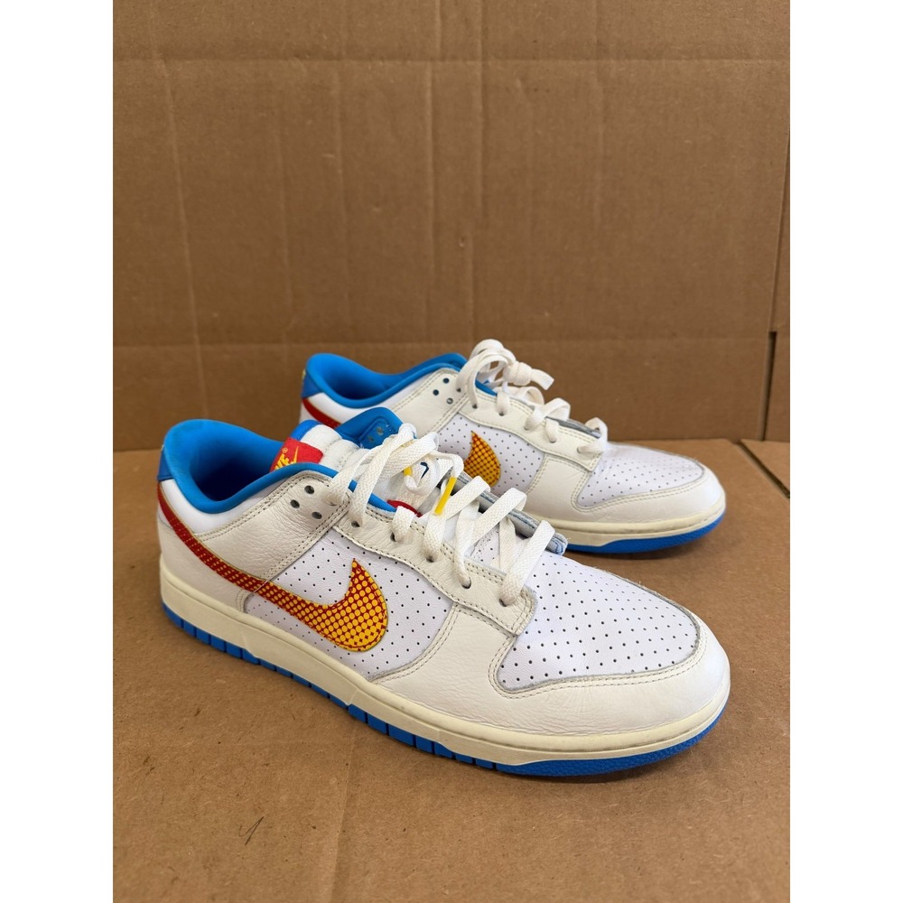 Nike Dunk Low Retro SE Harlem Globetrotters Sneakers HQ3613-133 Mens Size 12 US